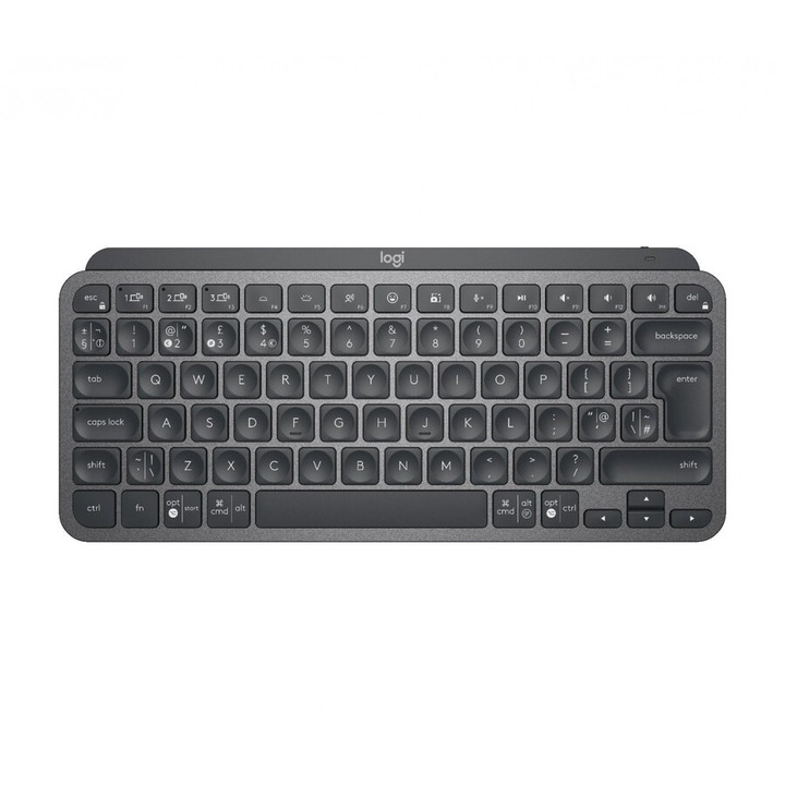 Tastatură Logitech MX Keys Mini Bluetooth iluminată, grafit, UK