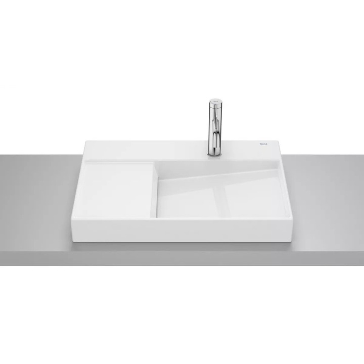 Lavoar Roca Horizon A32727400B, montare pe blat, 60 x 42 cm, Alb