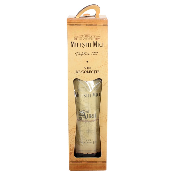 Vin alb de colectie Auriu 1986 licoros Milestii Mici, 0.75L