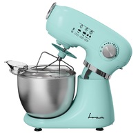Mixer planetar cu bol FRAM FPM-D1010GR, 1000W, 12 viteze si functie Pulse, Angrenaj metalic, Bol inox 5l, Accesorii: tel inox, carlig si paleta aluminiu turnat, Verde