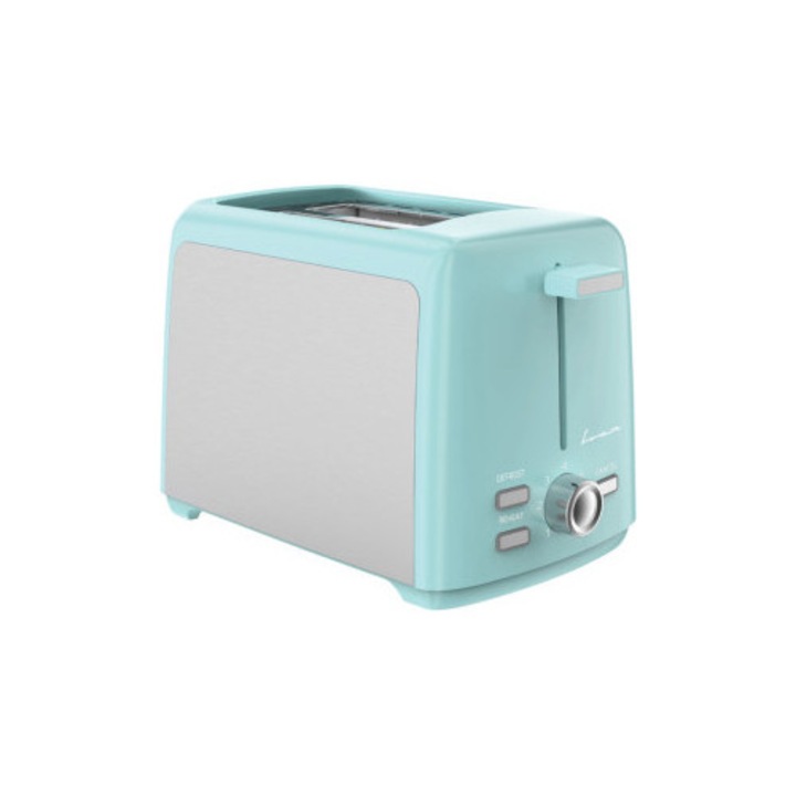 Тостер FRAM FTP-800SSGR, 800W, Капацитет 2 филии, 7 нива, Сваляема тавичка за трохи, Зелен