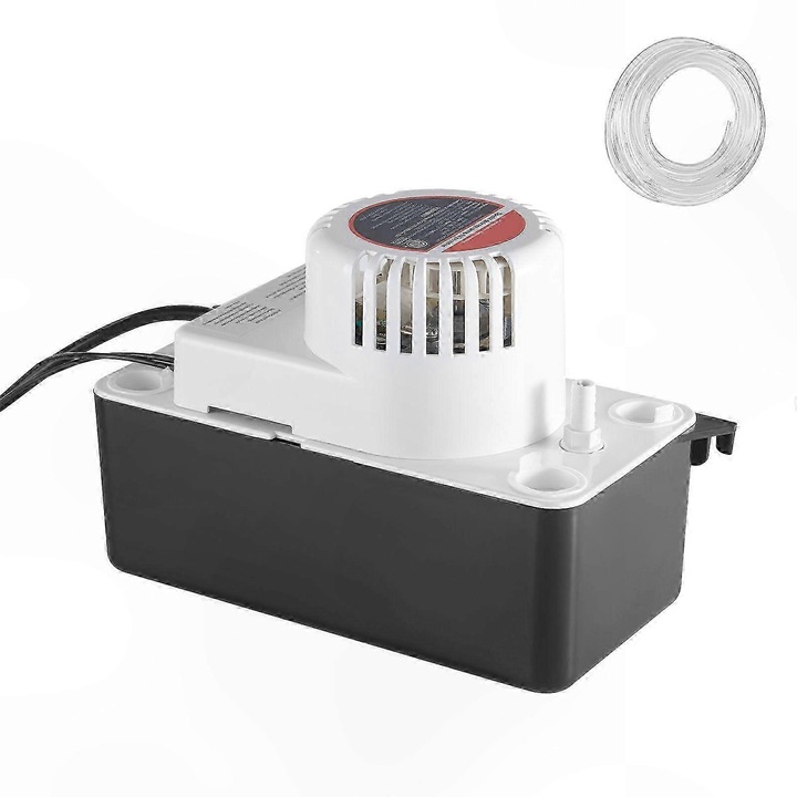 Pompa automata de condens, 1/50 HP, 65 GPH, 15 ft inaltime, capacitate 0.5 Gal, comutator cu flotant, set cu furtun de 20 ft