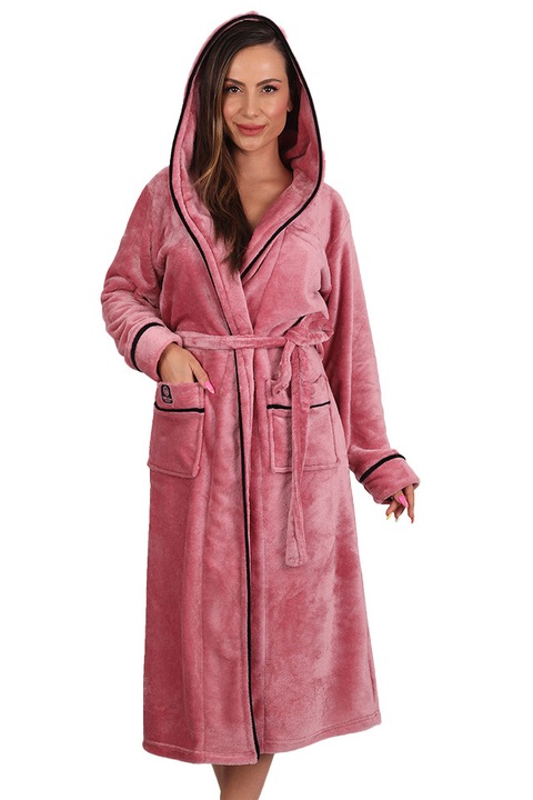 Дамски халат, Wild Love, модел Orchid, Розова пудра