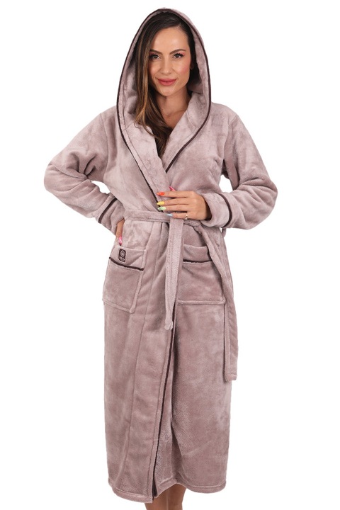 Дамски халат, Wild Love, модел Orchid, Бежов