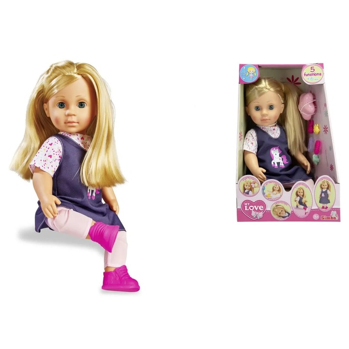 Кукла Моя любов Интерактивна с аксесоари 43см