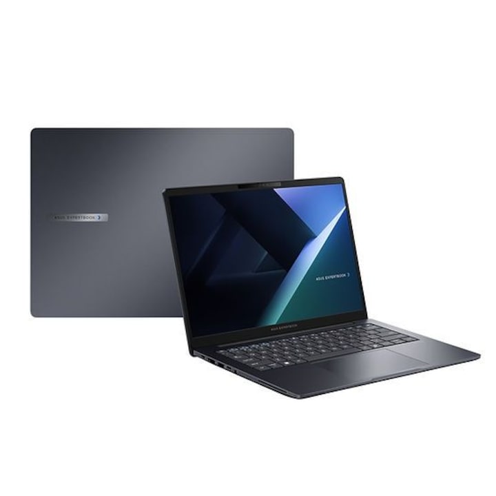 Laptop Asus ExpertBook B5 B5405CCA-LY0125X, 14 inch 1920 x 1200, Intel 225H 14 C / 14 T, 1.7 GHz - 4.9 GHz, 18 MB cache, 16 GB DDR5, 512 GB SSD, Intel Graphics, Windows 11 Pro