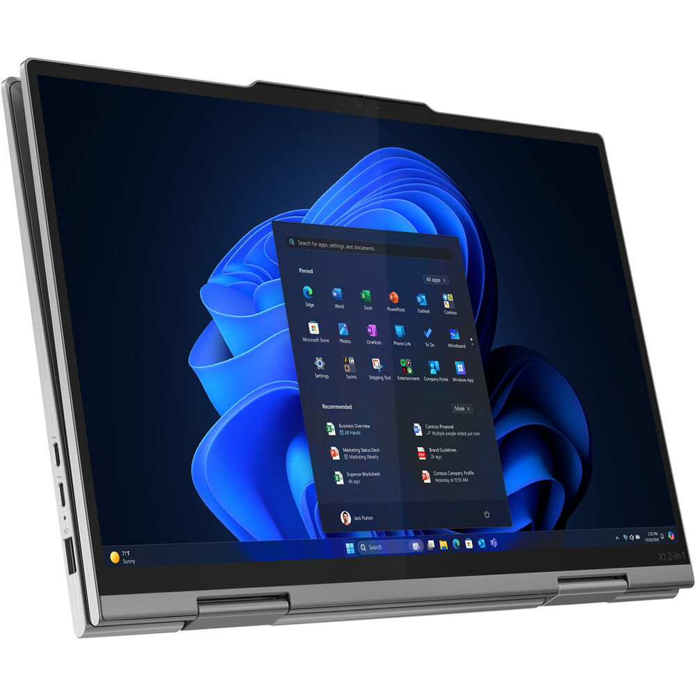 Laptop Lenovo ThinkPad X1 2-in-1, procesor Intel Core Ultra 7, memorie 32GB, 1TB SSD, 14" Grey