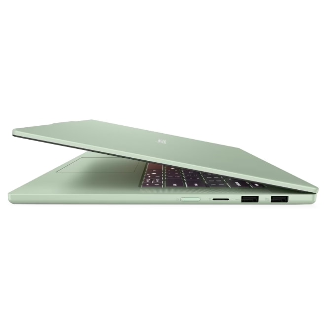 Laptop Lenovo IdeaPad Slim 5 15ARP10 cu procesor AMD Ryzen™ 7 7735HS pana la 4.75 GHz, 15.3" WUXGA IPS, 16 GB LPDDR5x RAM, 512 GB SSD, AMD Radeon™ Graphics, Windows 11 Pro, Seafoam Green