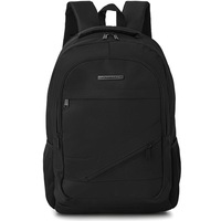 Rucsac barbat multifunctional, Zagatto, Negru, Dimensiuni 32x47x22 cm, Impermeabil, Rucsac calatorie atasabil la troler, Bagaj mana avion, Capacitate 33L, Ergonomic, 3 compatimente, Ghiozdan casual, Business, ZG975