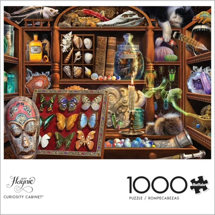Puzzle 1000 darabos Haynie Kuriózum Kabinet kirakó