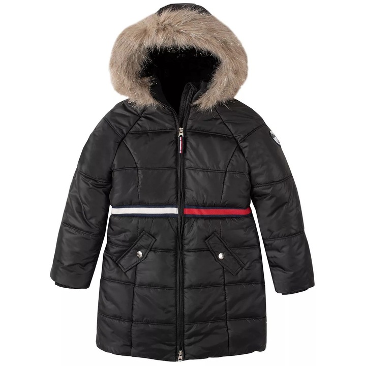 Geacă de iarnă, Tommy Hilfiger, negru, Negru