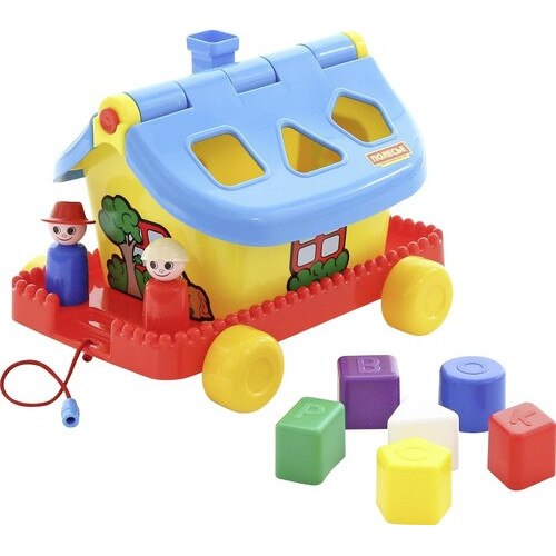 Jucarie de sortat Polesie Poland, Casuta pe roti