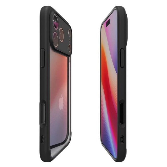 Husa Pentru iPhone 18 Pro, Spigen Ultra Hybrid Rezistenta La Socuri, Protectie La Camere, Matte Black