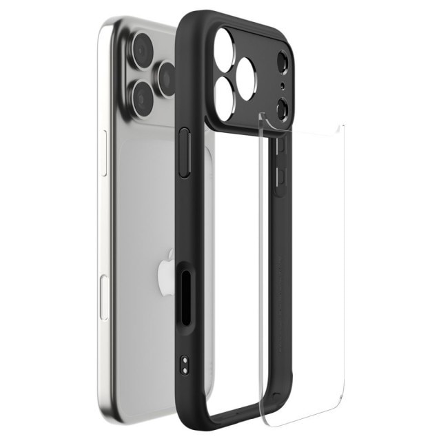 Husa Pentru iPhone 18 Pro, Spigen Ultra Hybrid Rezistenta La Socuri, Protectie La Camere, Matte Black