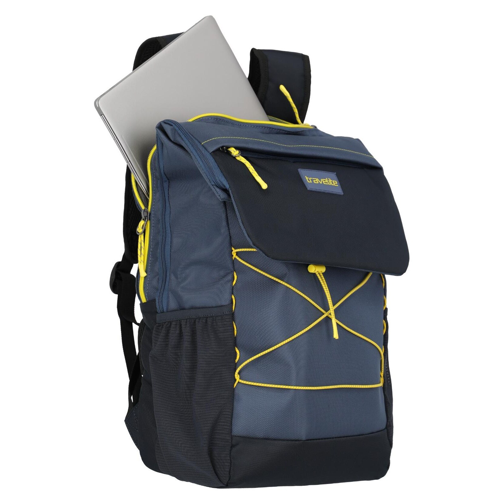 Rucsac Travelite Color Craze, navy, 15.6 inch, compartiment laptop, buzunar de siguranta