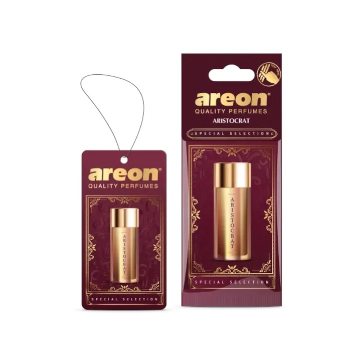 Autóillatosító Areon Special Selection Aristocrat – Luxus Parfüm Autóba, Elegáns Kártya Intenzív és Kifinomult Illatokkal