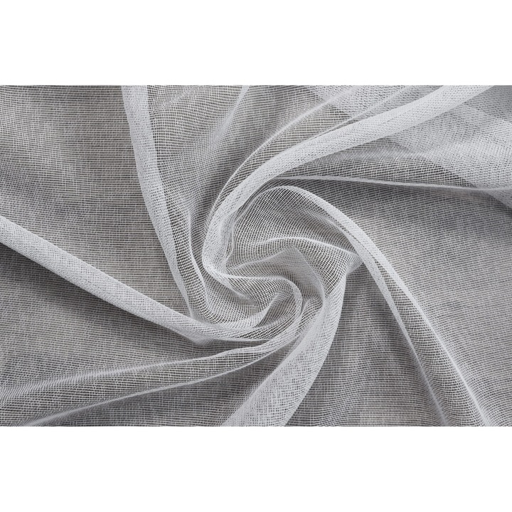 Material pentru perdele, markizeta neteda tip plasa, alb, inaltime 300 cm, la metru