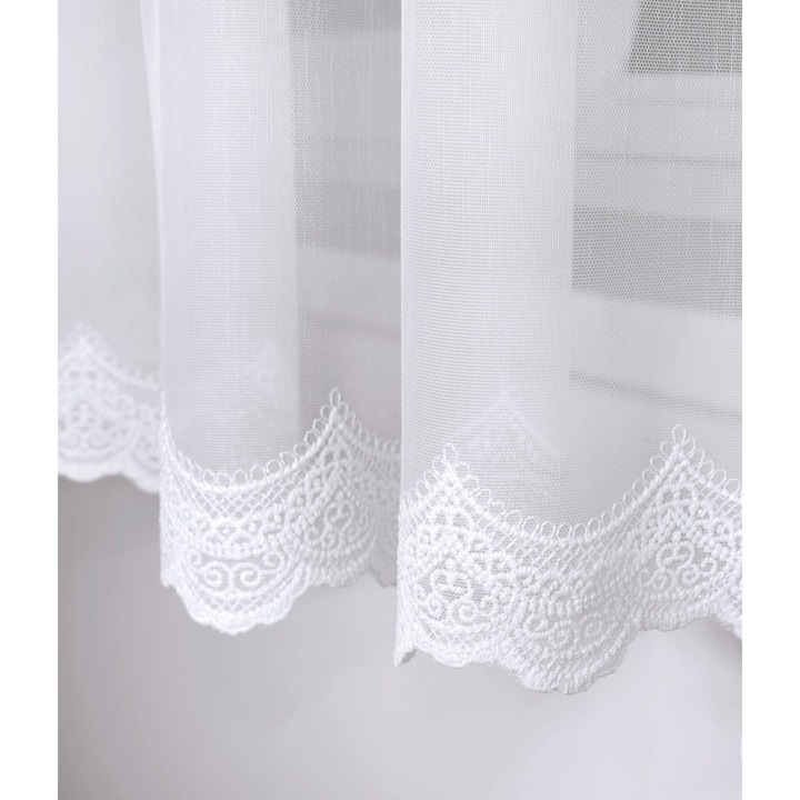 Perdea Din Bambus, Alb, Inaltime 180 Cm, La Metru