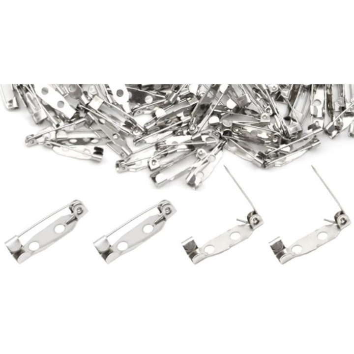 20 db-os készlet tű, egyenes brosstű 2.5 cm