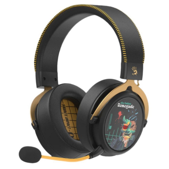 Casti gaming Bloody Bluetooth v5.3 + 2.4GHz + Wired Multi-Mode Connection Headset
