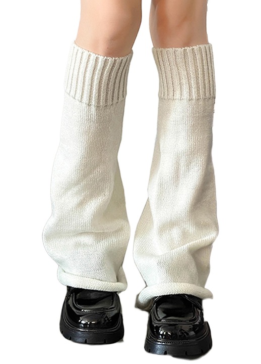 Jambiere dama TRADERPLUS, bumbac/poliester, elasticitate buna, alb