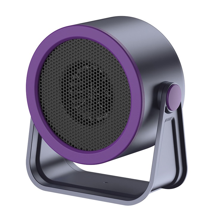 Aeroterma electrica PRESOMA, 700W, Protectie supraincalzire, Violet