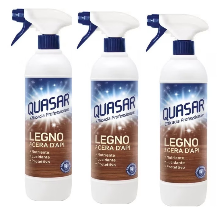 Pachet 3 X Spray pentru lemn Quasar Legno 580 ml