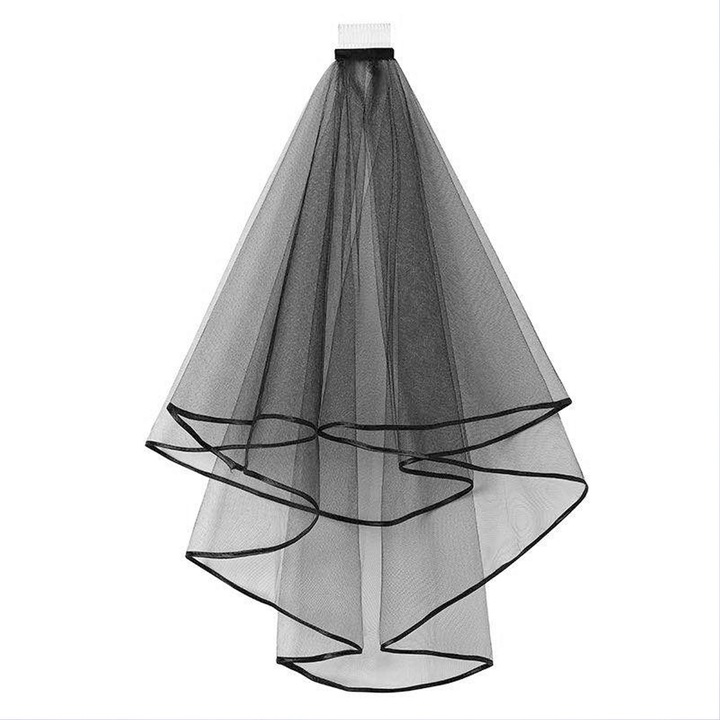 Воал за булка RDWESZOD, двоен, 60x80см, черен