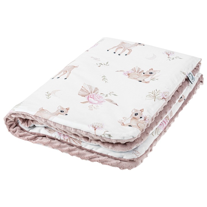 Patura Bonjour Cherie, 75x100 cm, minky pamut, gyerekeknek, sokszínű