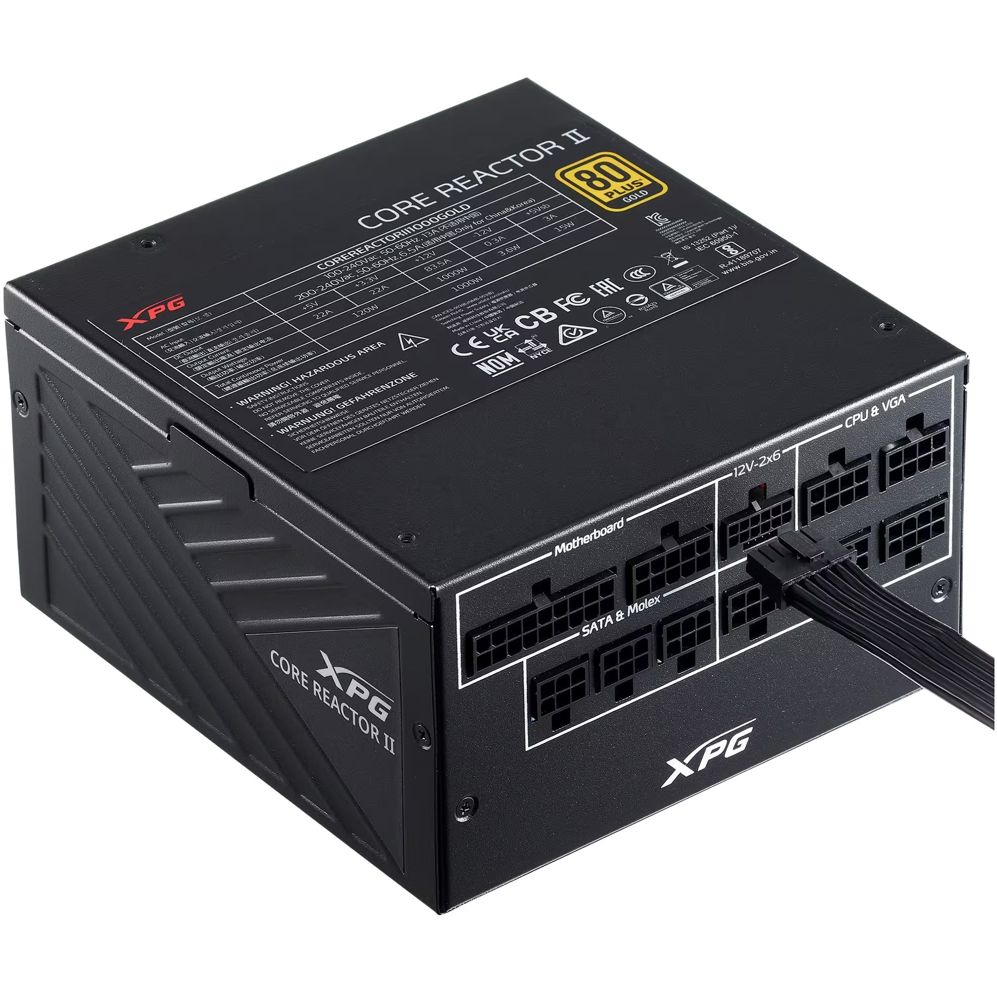 Sursa XPG Core Reactor II 1200W, 80 Plus Gold, ATX 3.1, Full