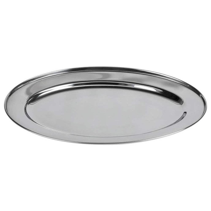 Tava Ovala Din Inox 55X38X2.5 Cm