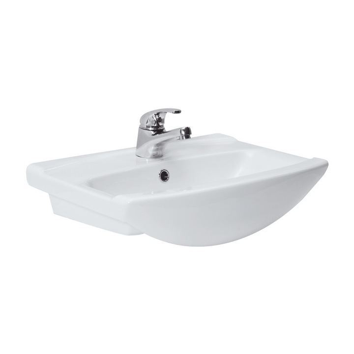 Lavoar pentru mobilier Cersanit Canaria K11-0026, 55 cm, alb