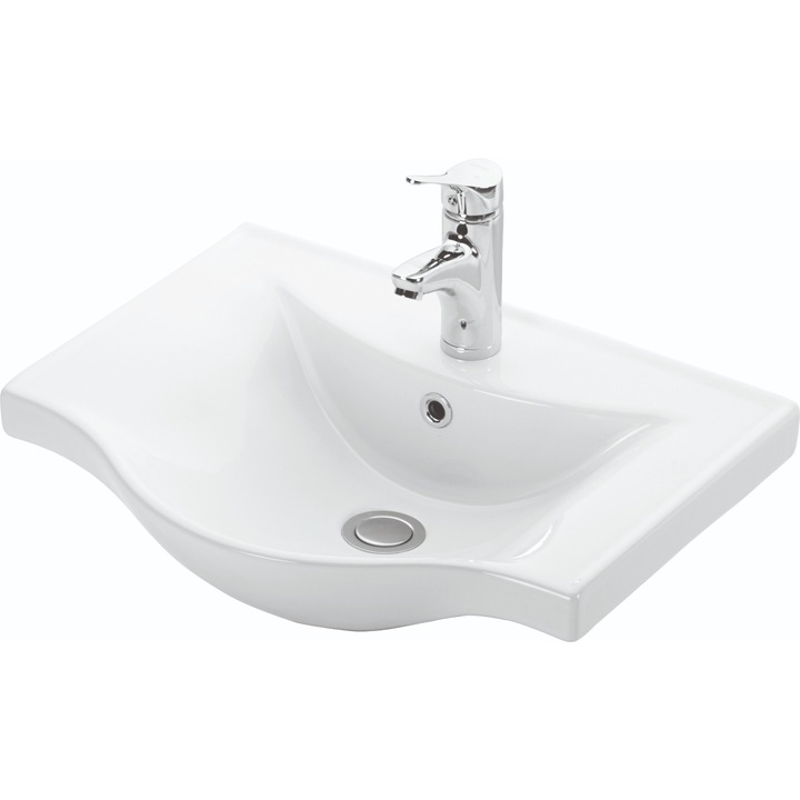 Lavoar incastrat ceramic (portelan sanitar) 60X45X17.5 cm