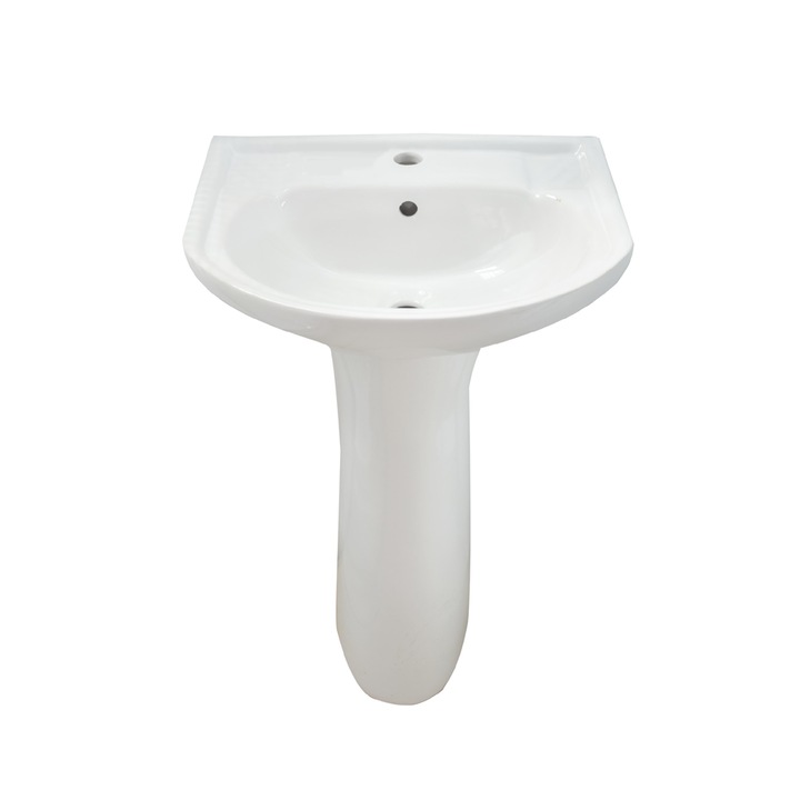 Set lavoar cu piedestal Simple, 50 cm