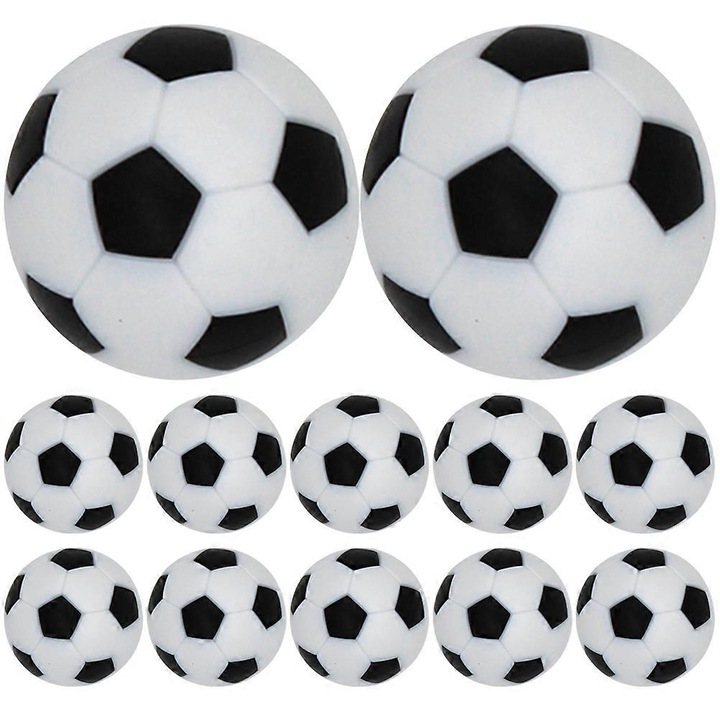 Set 12 mingi de fotbal de masa, 2.30x2.30x2.30cm
