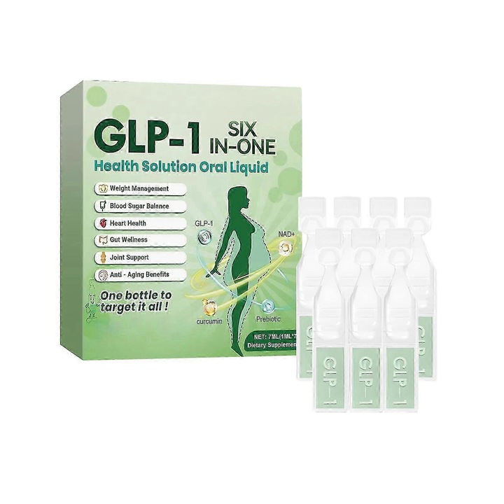 Solutie orala lichida pentru sanatate GLP-1, 7 pachete/set, formula naturala, fara chimicale, pentru ingrijire sensibila