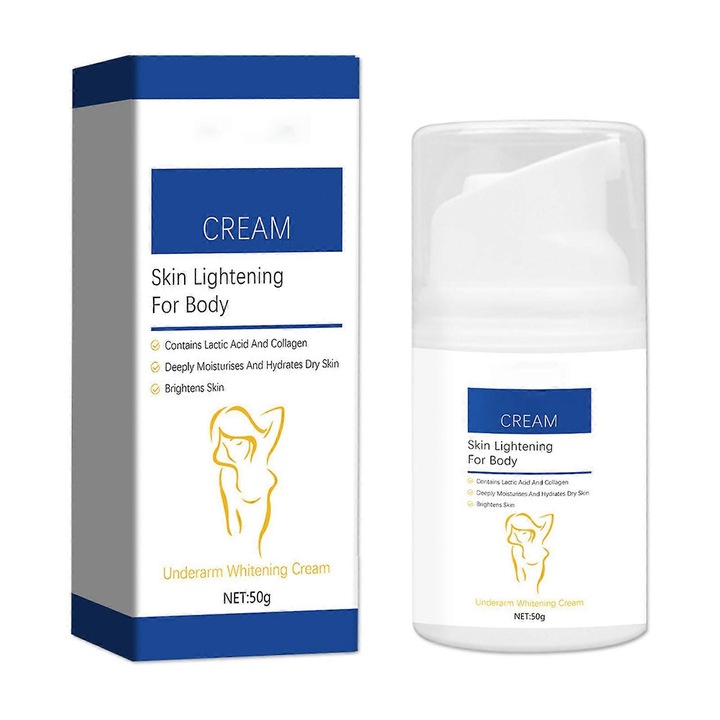 Bőrvilágosító Krém Intim Területekre, 50g, Többszínű, Szett