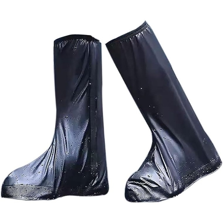 Husa protectie incaltaminte Flippy, impermeabila, talpa antiderapanta, negru, marime M 36-37