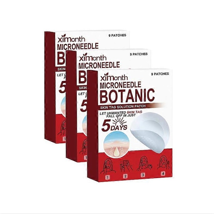 Set 3 Cutii plasturi pentru indepartarea leziunilor cutanate, Ximonth, tehnologie cu microace, potrivite pentru toate tipurile de piele, hipoalergenice