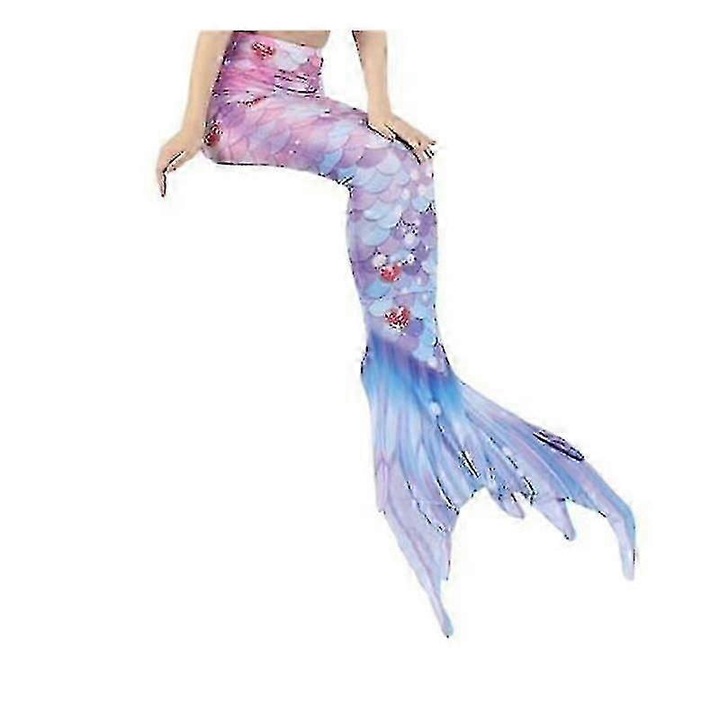 Úszóuszony szett monofinnel, lila, 110 cm