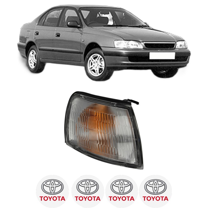 Semnalizator Fata Dreapta TOYOTA CARINA E VI Saloon (_T19_) din 1992-1997, Auto, Depo, 4 Stickere auto cu TOYOTA