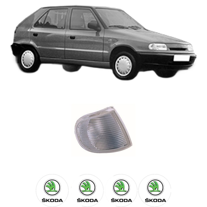 Semnalizator Fata Stanga SKODA FELICIA I (6U1) din 1994-1998, Auto, Depo, 4 Stickere auto cu SKODA