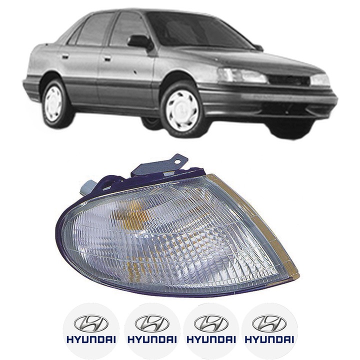 Semnalizator Fata Dreapta HYUNDAI LANTRA I (J-1) din 1990-1995, Auto, Depo, 4 Stickere auto cu HYUNDAI