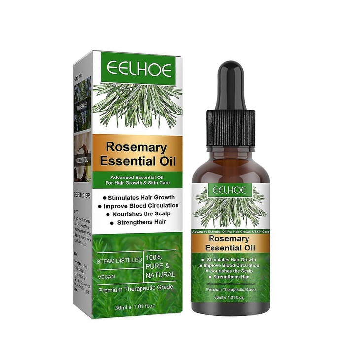 Ulei de rozmarin pentru cresterea parului si ingrijirea pielii, 30ml, Eelhoe