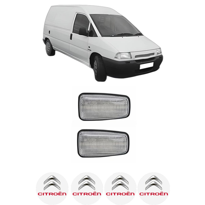 Semnalizator Partea Dreapta / Stanga CITROEN JUMPY I Van (BS_, BT_, BY_, BZ_) din 1995-2006, Auto, Blic, 4 Stickere auto cu CITROEN