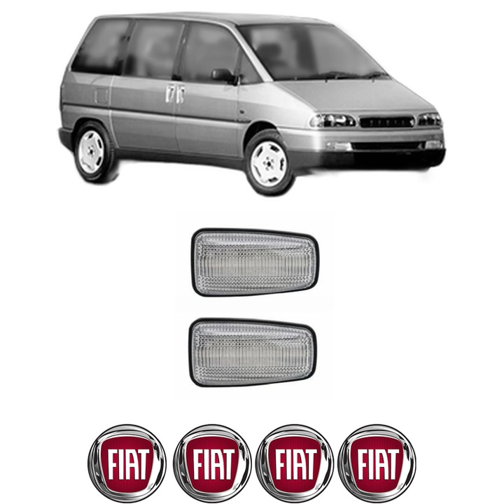 Semnalizator Partea Dreapta / Stanga FIAT ULYSSE (220_) din 1994-2002, Auto, Blic, 4 Stickere auto cu FIAT