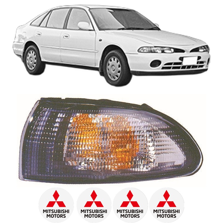 Semnalizator Fata Dreapta MITSUBISHI GALANT VII (E5_A, E7_A, E8_A) din 1992-1996, Auto, Depo, 4 Stickere auto cu MITSUBISHI