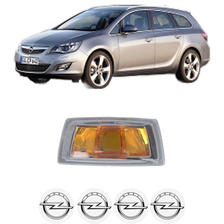 Semnalizator Partea Stanga OPEL ASTRA J Sports Tourer (P10) din 2010-2015, Auto, Blic, 4 Stickere auto cu OPEL