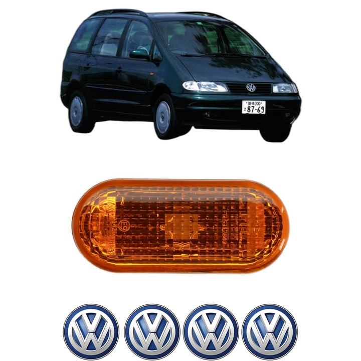 Semnalizator Partea Dreapta / Stanga Volkswagen SHARAN VAN (7M_) din 1996-2010, Auto, Blic, 4 Stickere auto cu Volkswagen