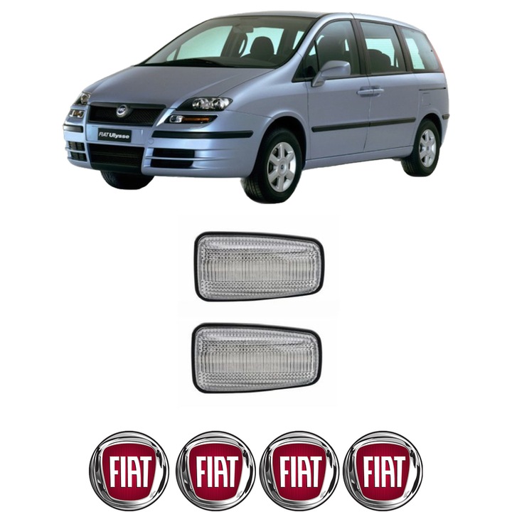 Semnalizator Partea Dreapta / Stanga FIAT ULYSSE (179_) din 2002-2011, Auto, Blic, 4 Stickere auto cu FIAT